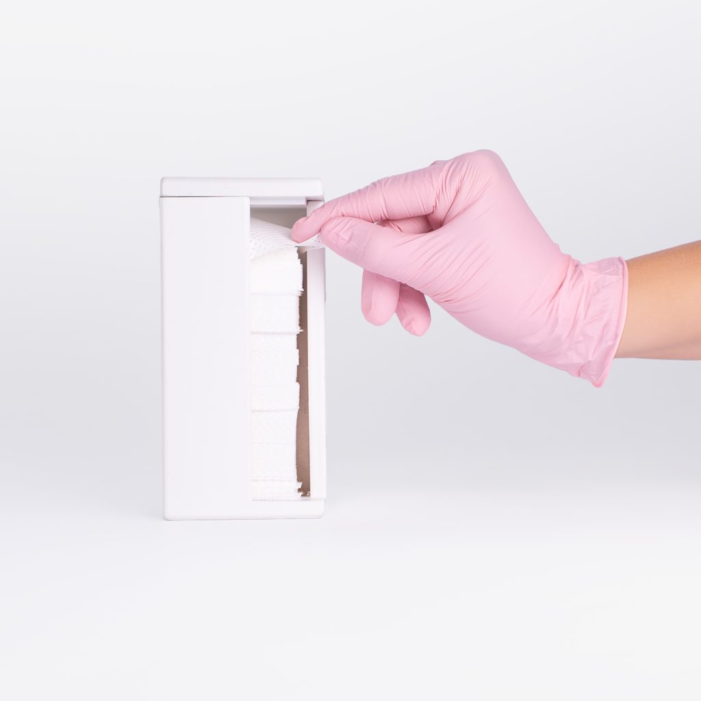 PORTA PADS IN LEGNO BIANCO